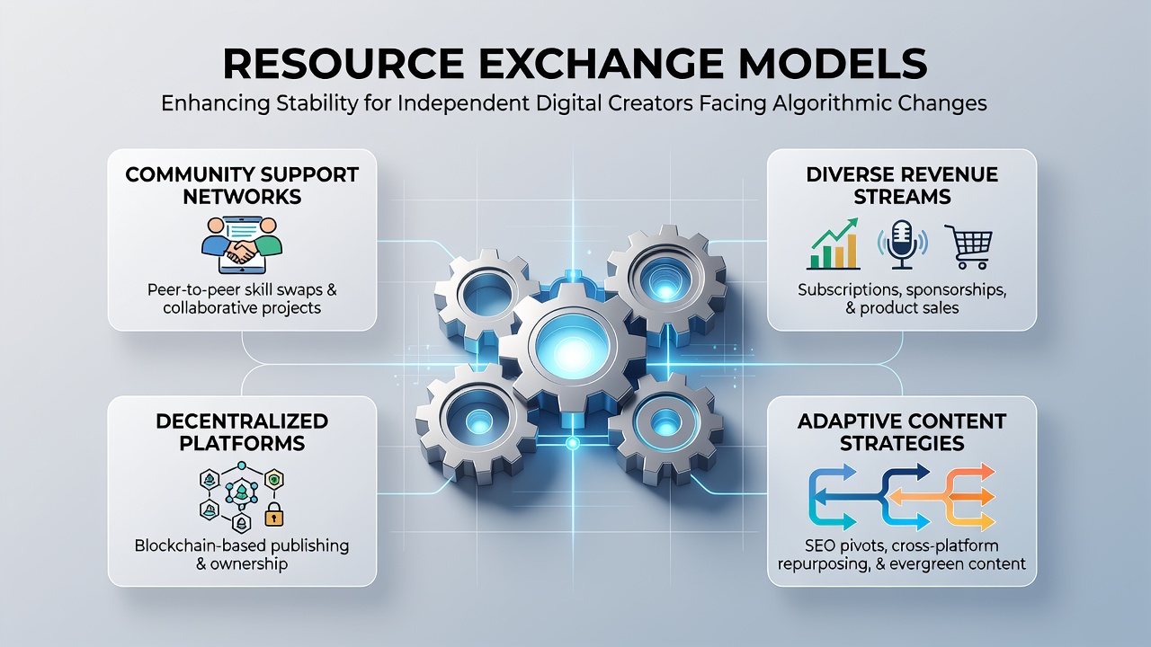Resource Exchange Models That Enhance Stability for Independent Digital Creators Facing Algorithmic Changes